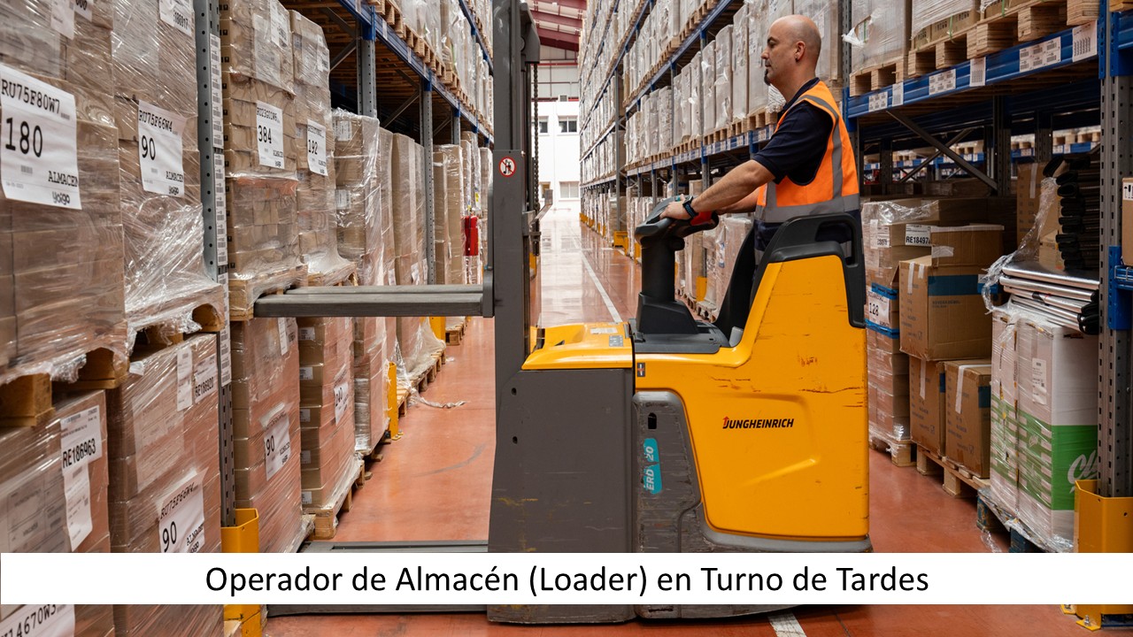 Operador de Almacén (Loader) en Turno de Tardes